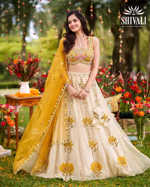 Crop-Top with Dupatta