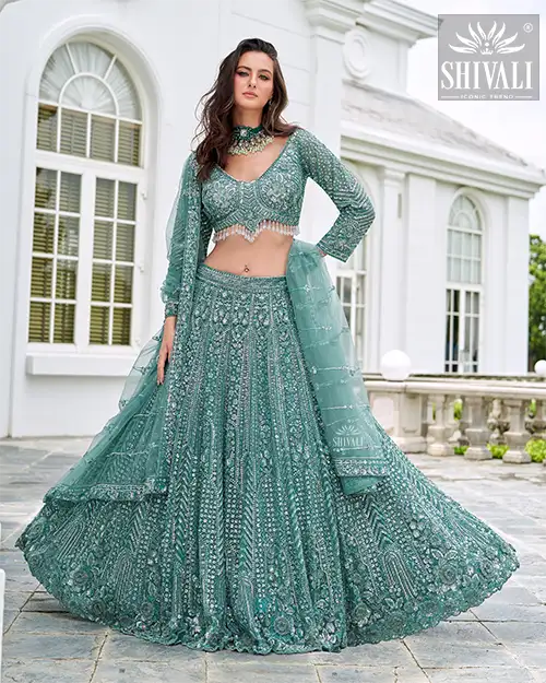 Crop-Top with Dupatta